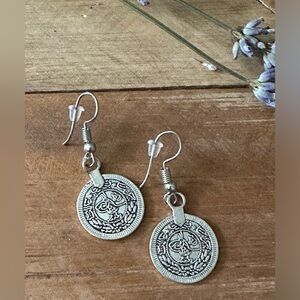 Sterling Silver Scroll Earrings